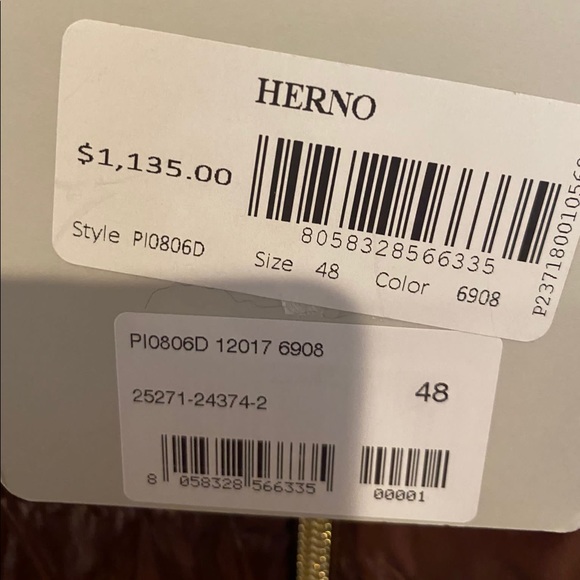 Herno raincoat women’s with hood 48 - Picture 2 of 3